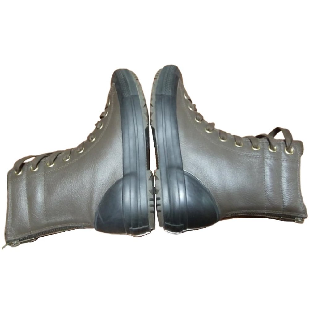 Converse High Top Sneaker Zip Combat Boots 7 - Picture 8 of 9